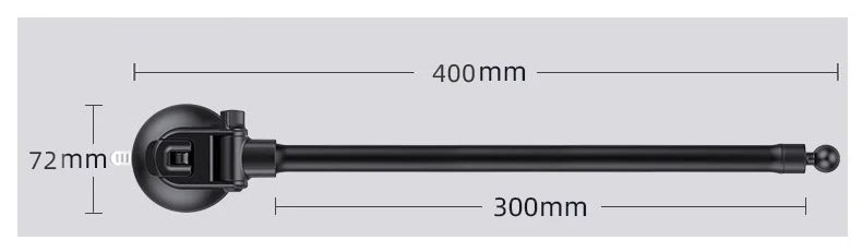 Suporte de Telemóvel para Carro com Ventosa – Braço Ajustável e Fixação Extra Forte (GPS Seguro)