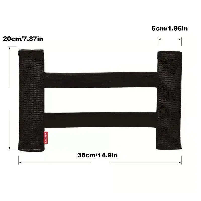 Suporte com Velcro para Extintor no Carro – Fixação Rápida e Sem Barulho